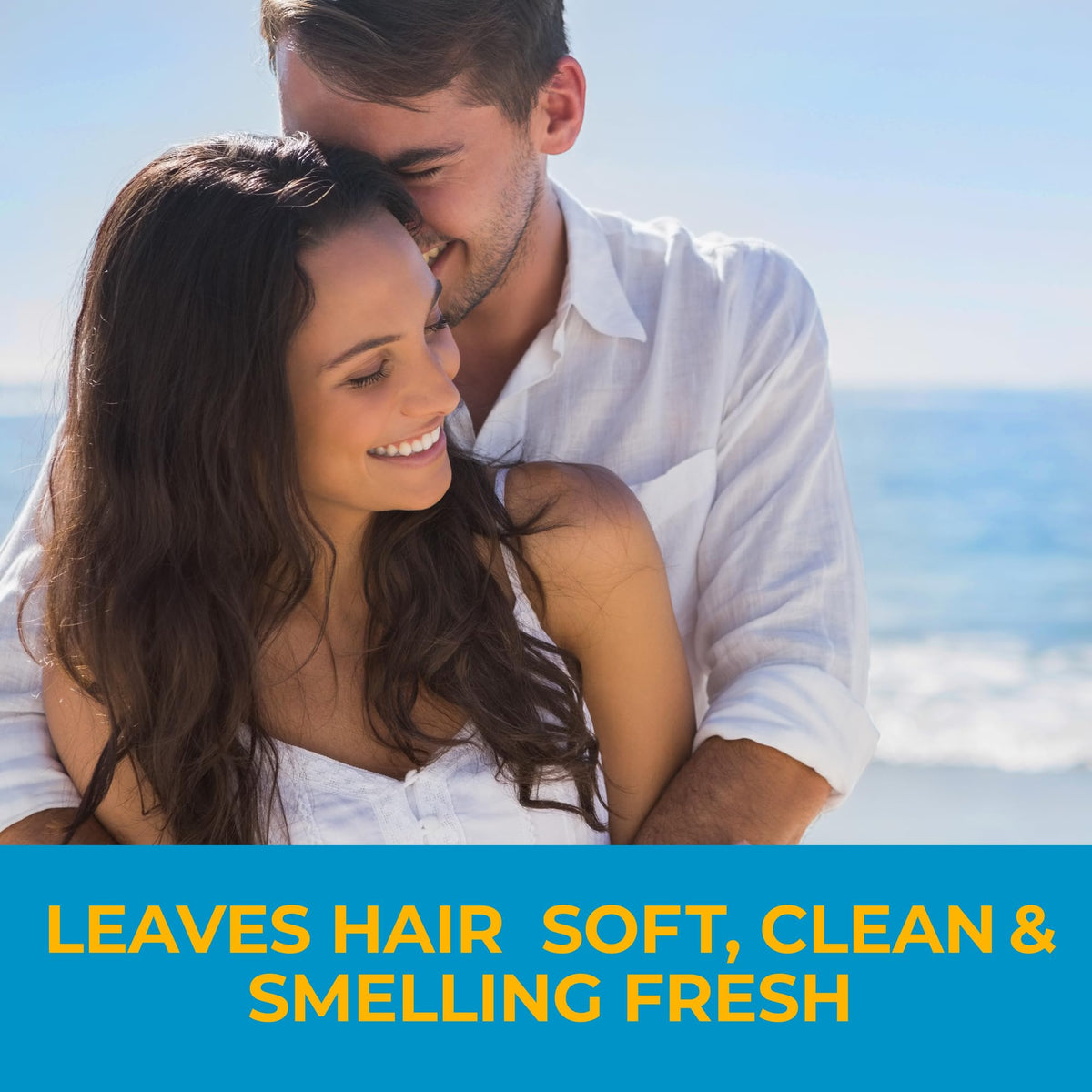Nizoral A-D Anti-Dandruff Shampoo 1% Ketoconazole 200 ml - Promotional image of a happy couple outdoors