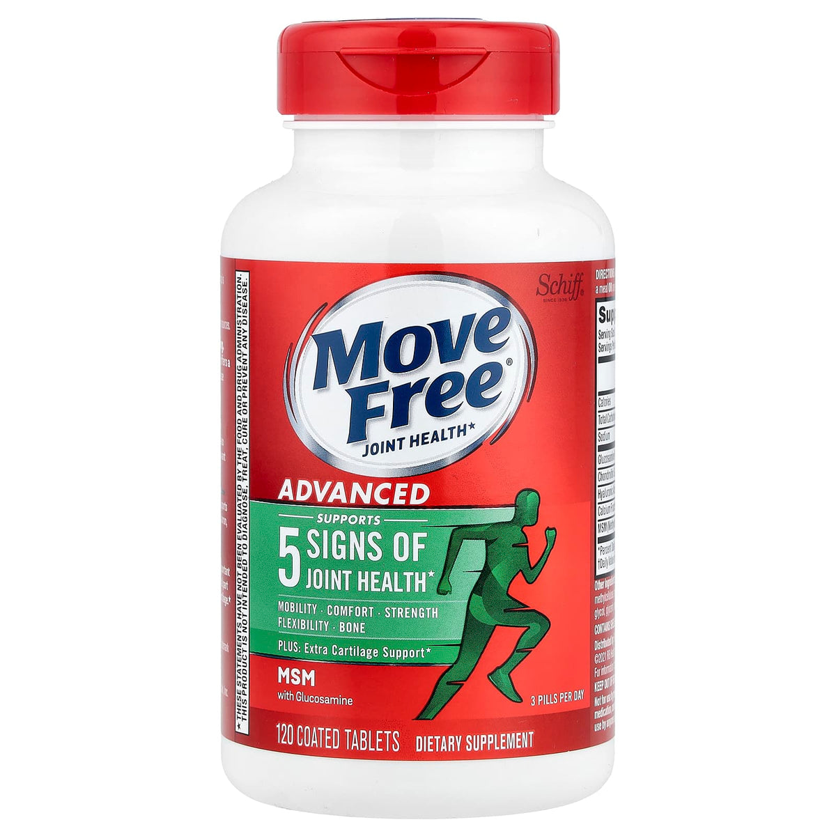 Schiff Move Free Joint Health Advanced, 120 Coated Tablets - view 3