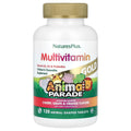 NaturesPlus Animal Parade Gold Children's Multivitamin, Assorted, 120 Tablets