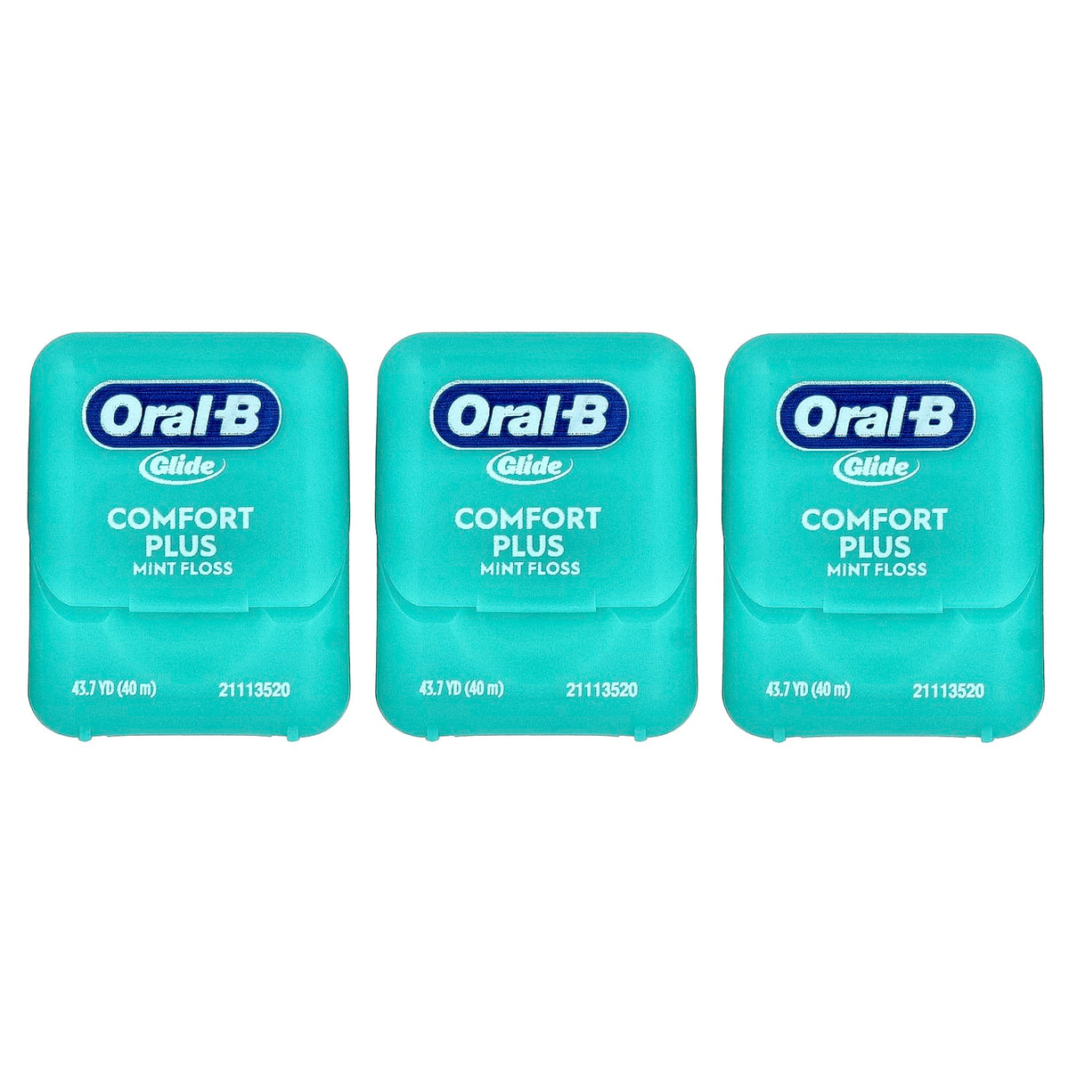 Oral-B Glide Comfort Plus Floss, Mint, Pack of 3, 40 m (43.7 yd) Each - view 3