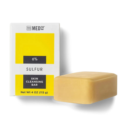111MedCo Sulfur 6% Cleansing Bar 4 oz (113 g)