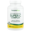 NaturesPlus Super C Complex, Sustained Release, 180 Tablets