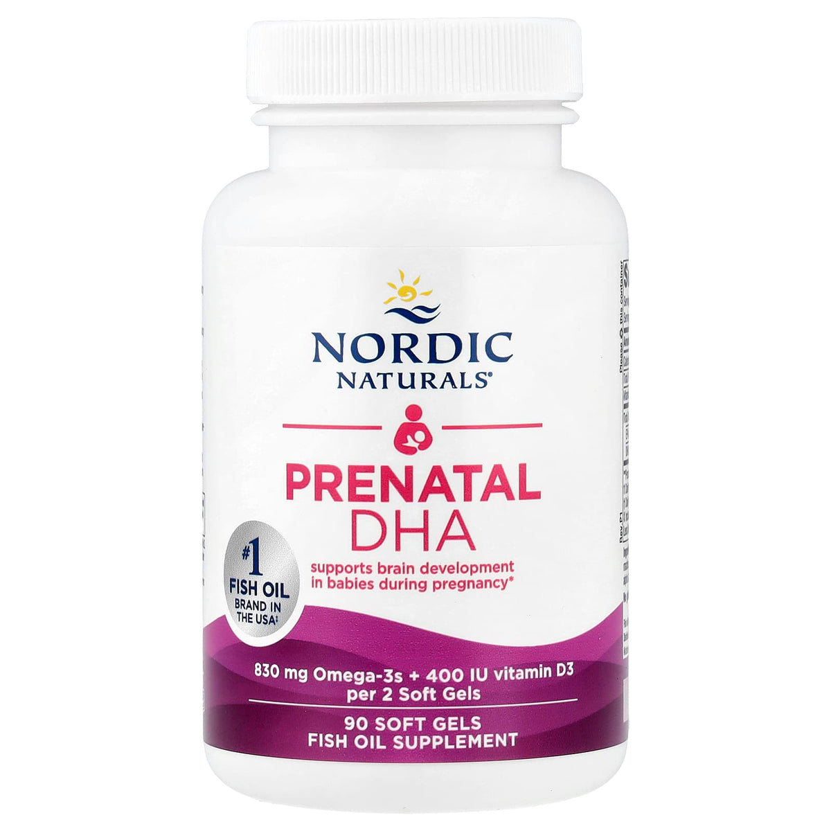 Nordic Naturals Prenatal DHA, 90 Soft Gels - view 3