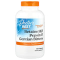 Doctor's Best Betaine HCl, Pepsin and Gentian Bitters 360 Capsules