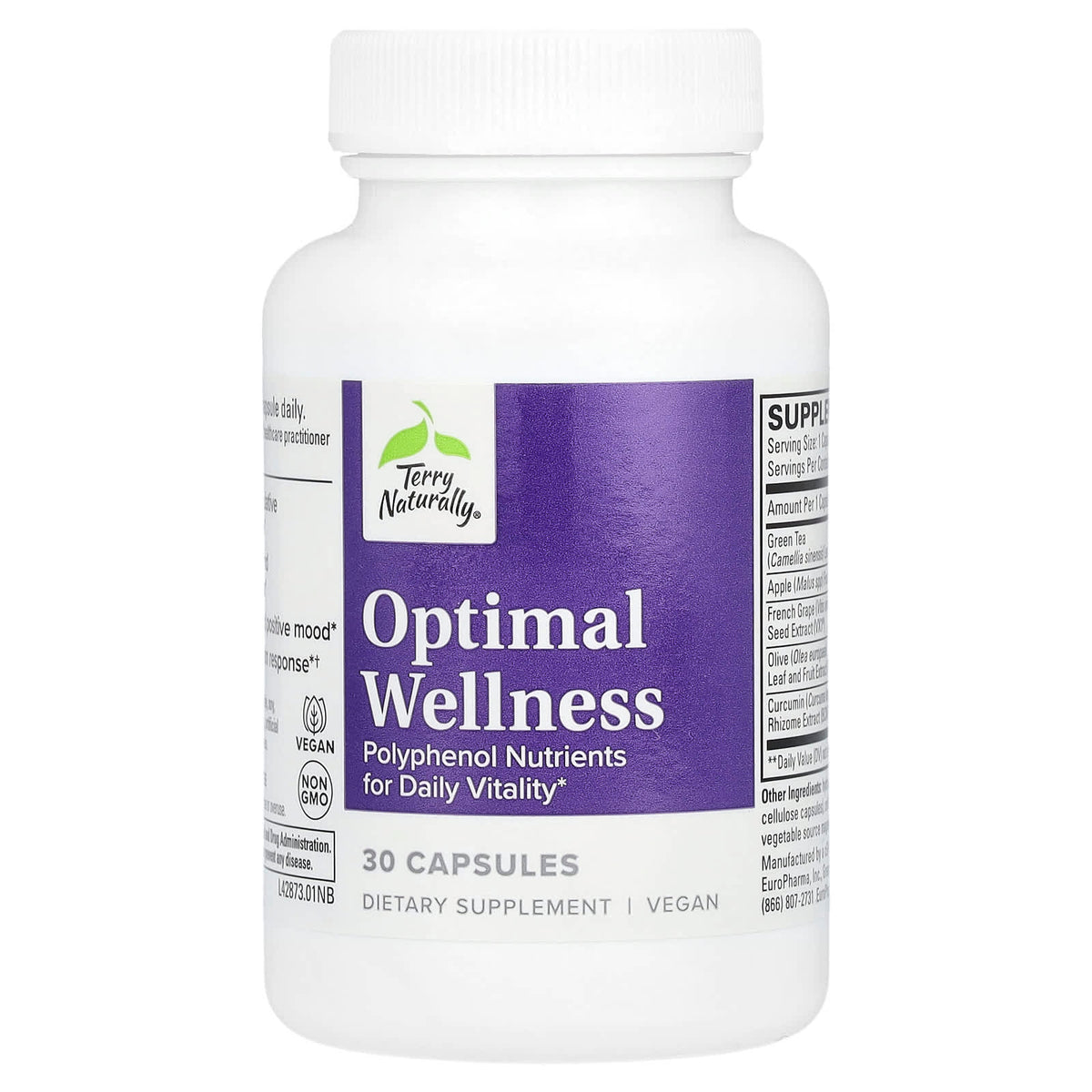 Terry Naturally Optimal Wellness, 30 Capsules - view 3