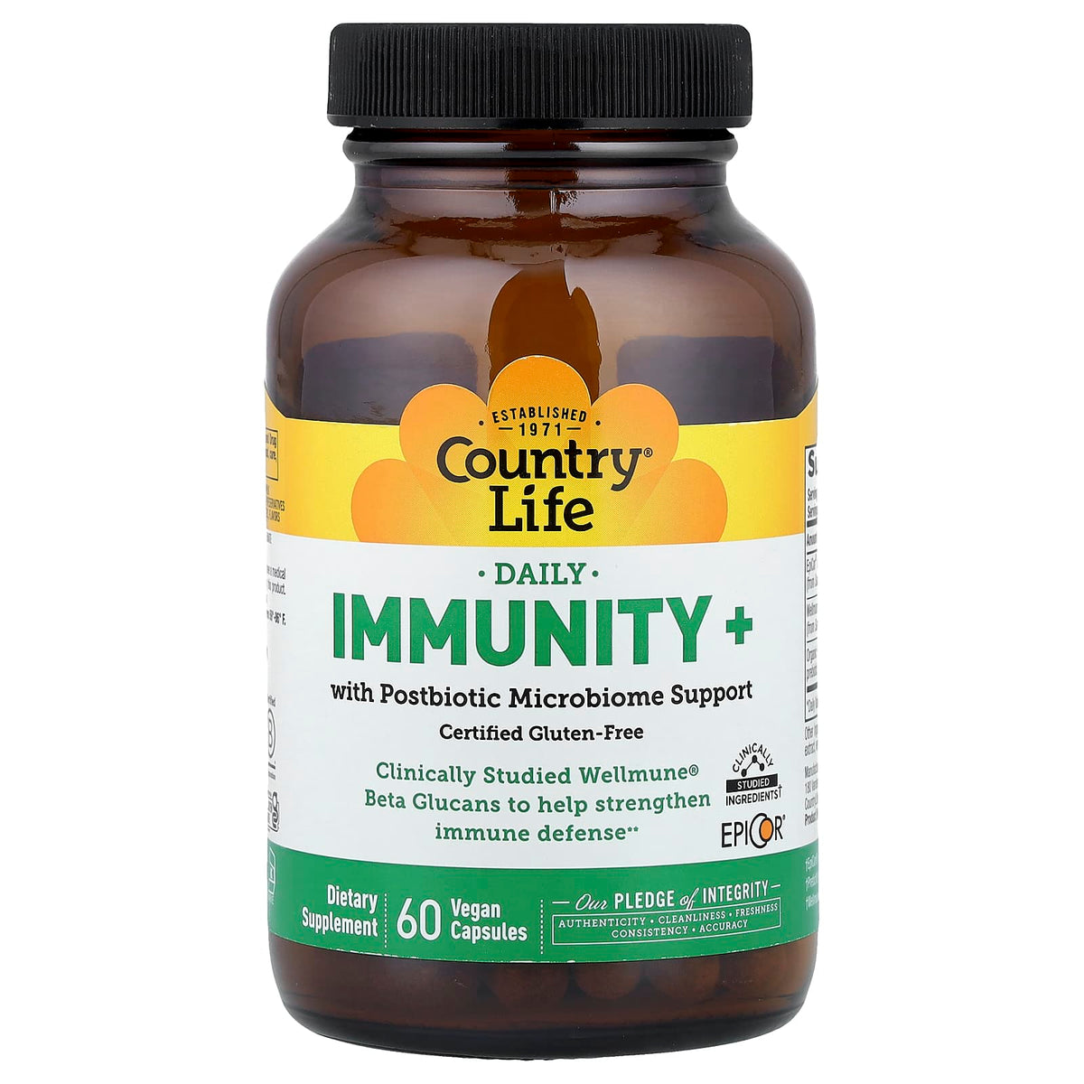 Country Life Daily Immunity+, 60 Vegan Capsules - view 3