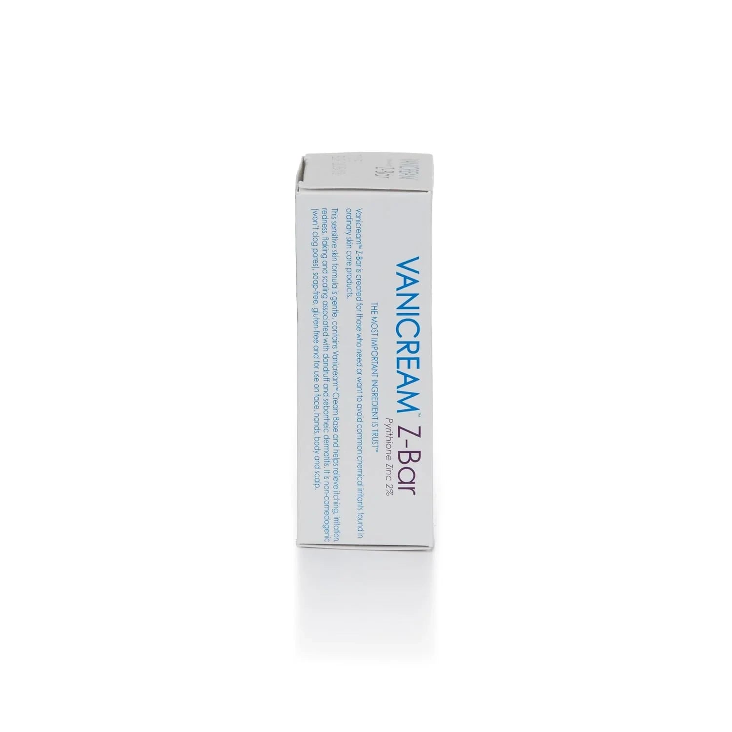 Vanicream Z-Bar, Seborrheic Dermatitis & Anti-Dandruff Medicated Cleansing Bar, 2% Pyrithione Zinc Z-Bar Helps Relieve Itching, Redness and Flaking, 3.5 OZ - USA in UK