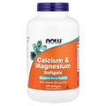 NOW Foods Calcium & Magnesium with Vitamin D-3 and Zinc, 240 Softgels