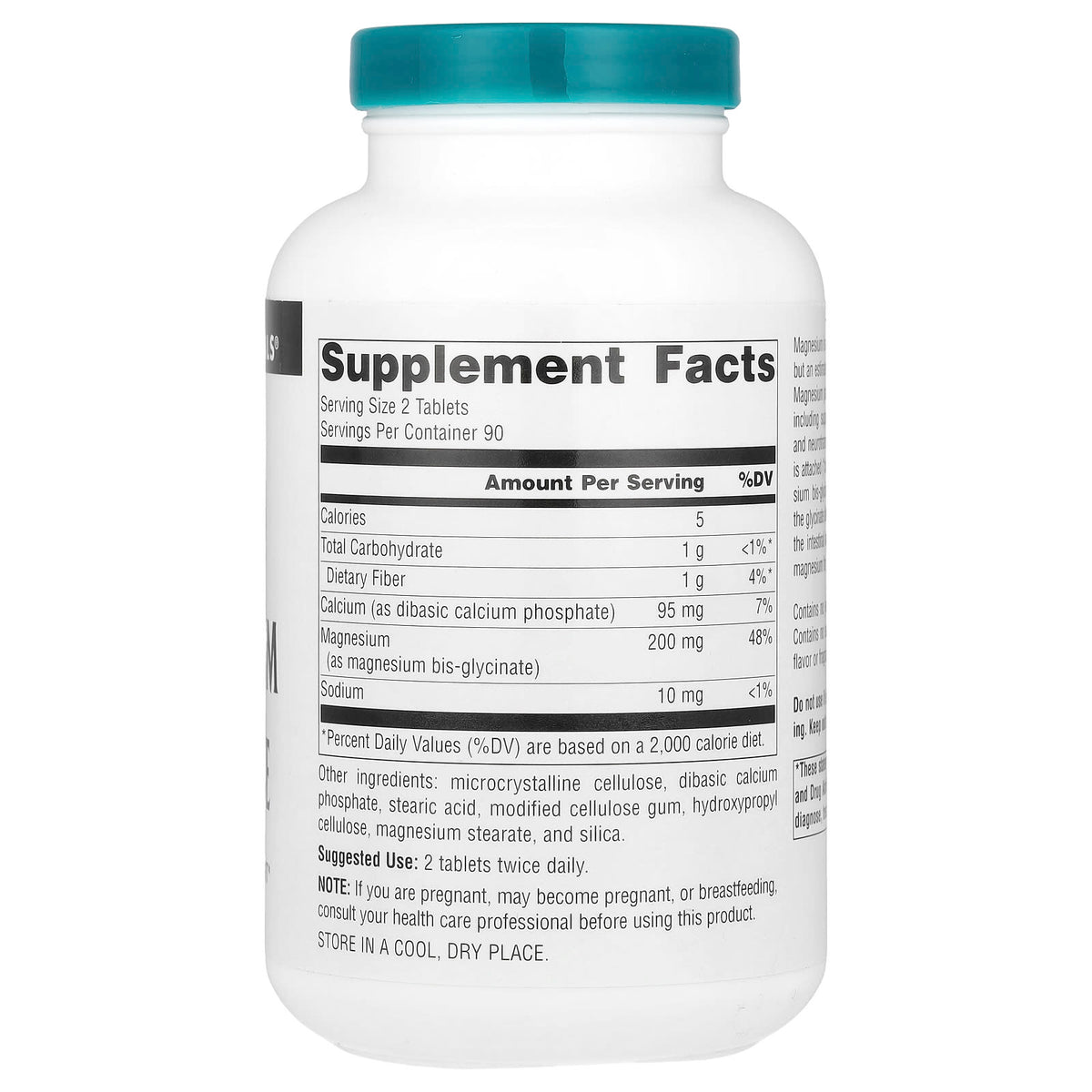 Source Naturals Magnesium Glycinate, 180 Tablets - view 2