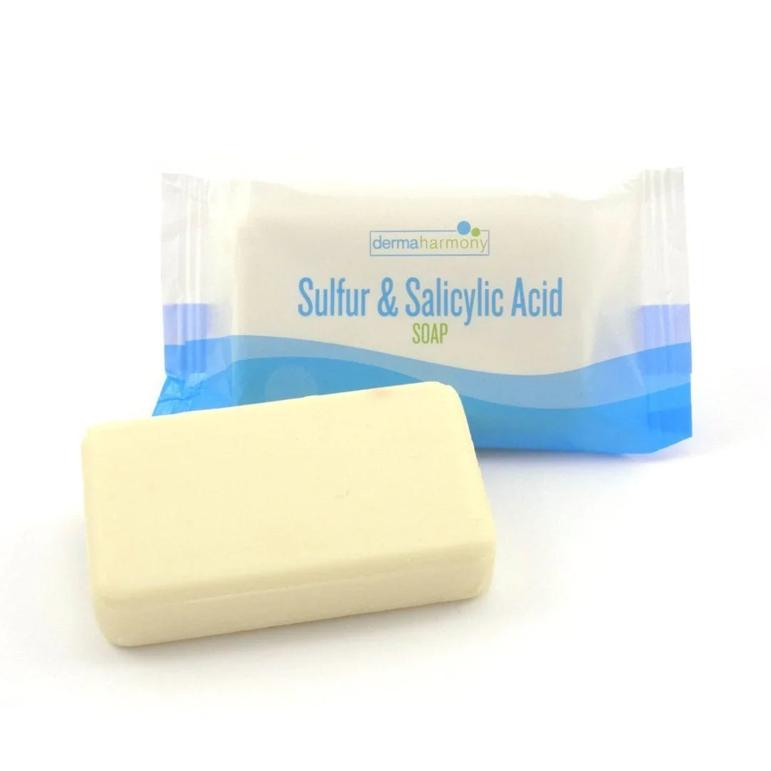 Dermaharmony Sulfur and Salicylic Acid Bar Soap - 3.7 Oz (1 Bar) - USA in UK