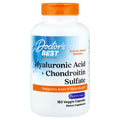 Doctor's Best Hyaluronic Acid + Chondroitin Sulfate, 180 Veggie Capsules