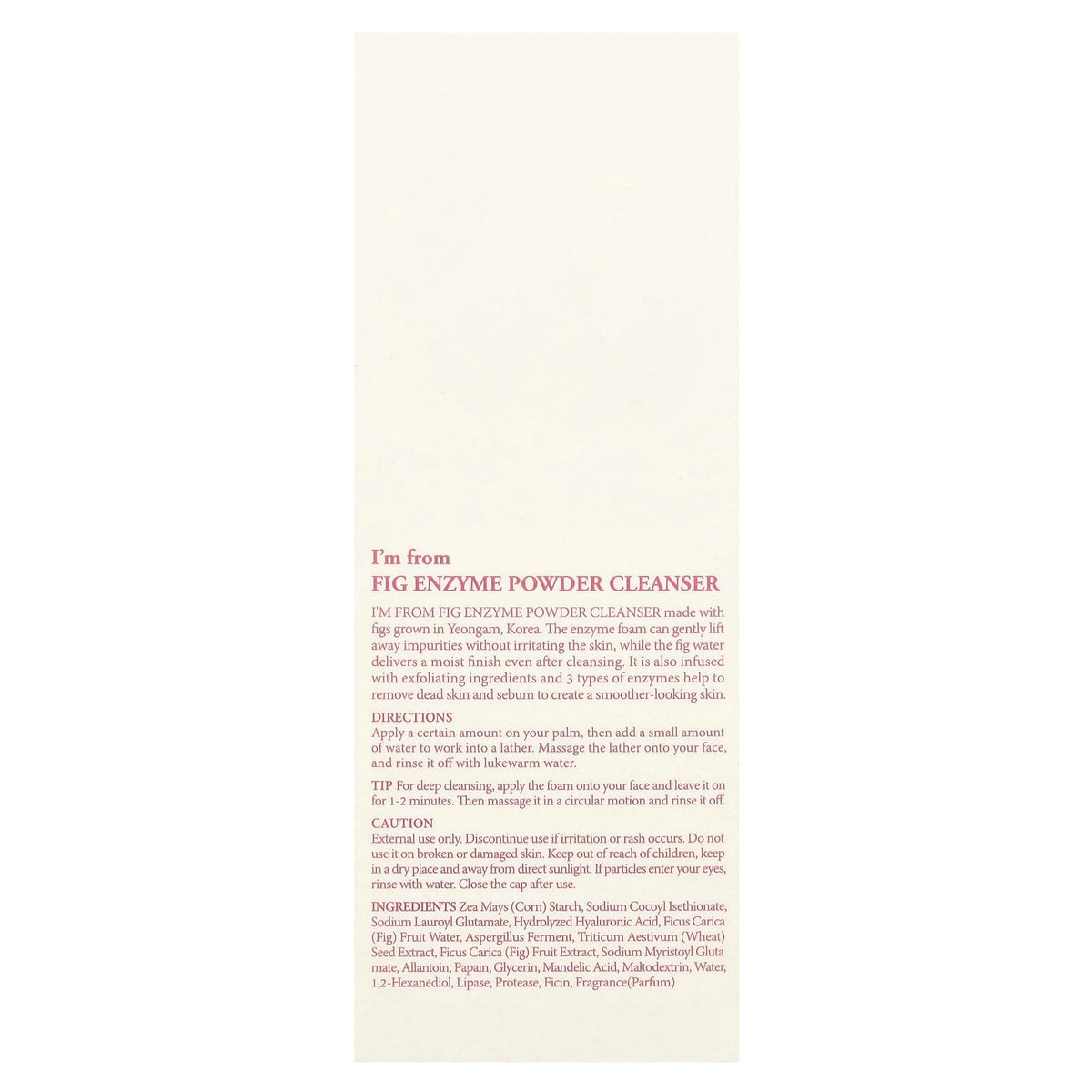 I'm From Fig Enzyme Powder Cleanser 50 g - view 3