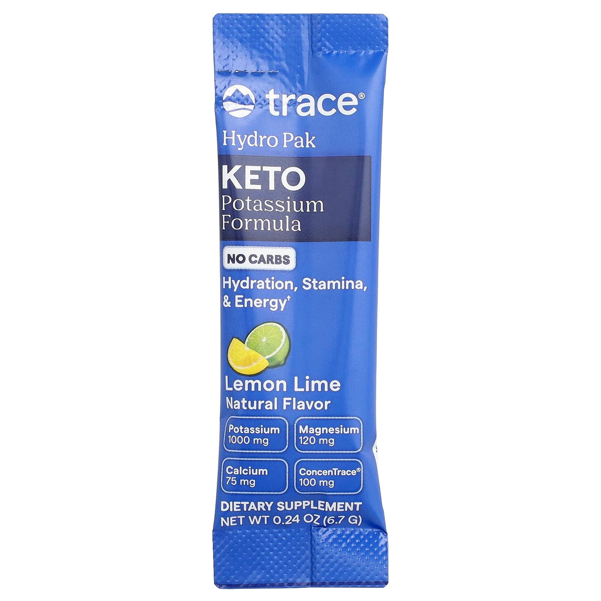 Trace Hydro Pak Keto Lemon Lime 30 Stick Packs (6.7 g) - view 3