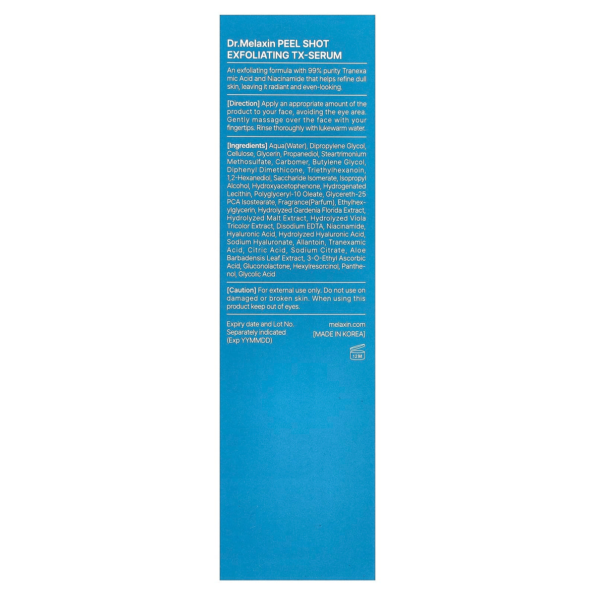 Dr.Melaxin Peel Shot Exfoliating TX-Serum for All Skin Types, 80 ml - view 3