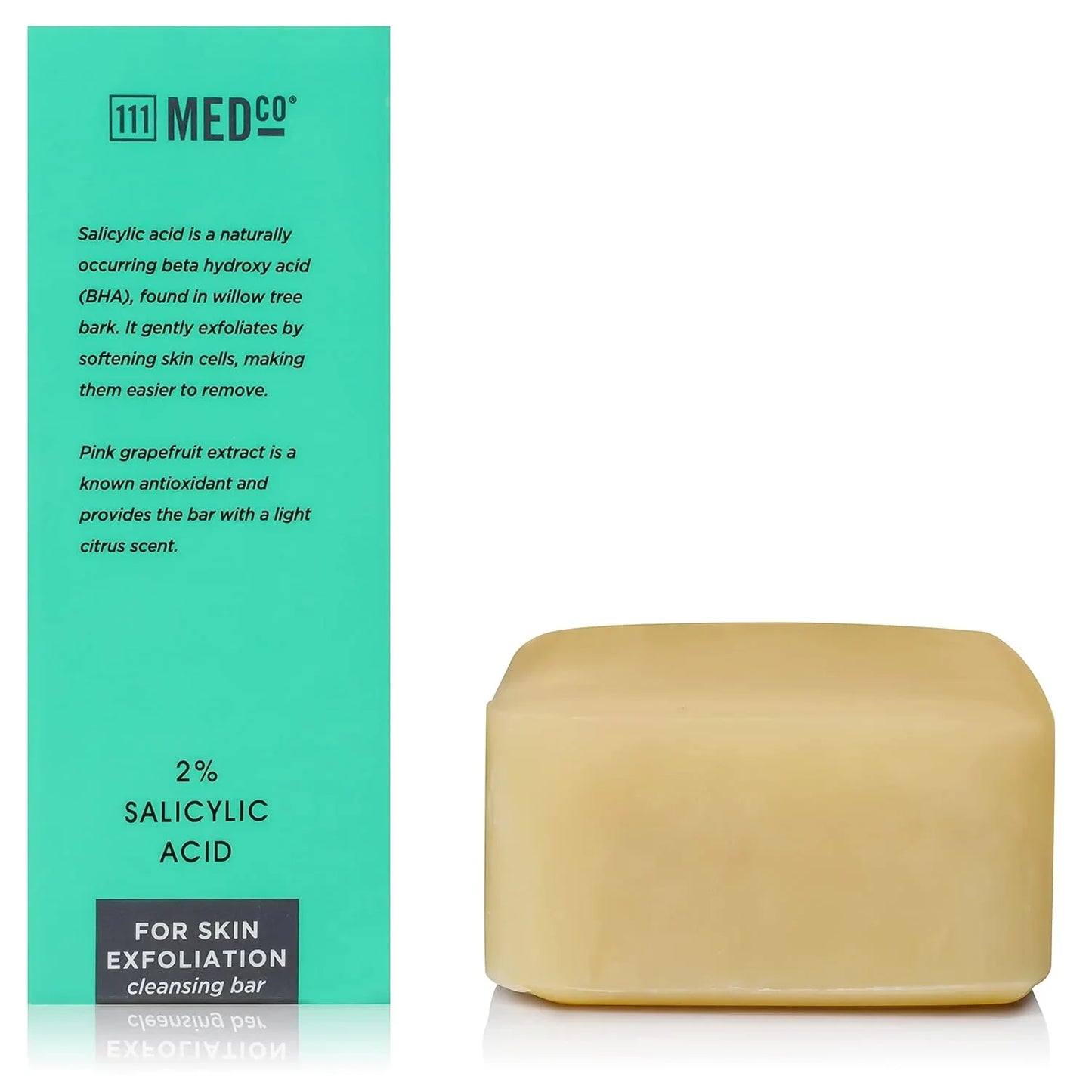 111MedCo 2% Salicylic Acid Cleansing 4Oz. Medicated Soap Bar - USA in UK