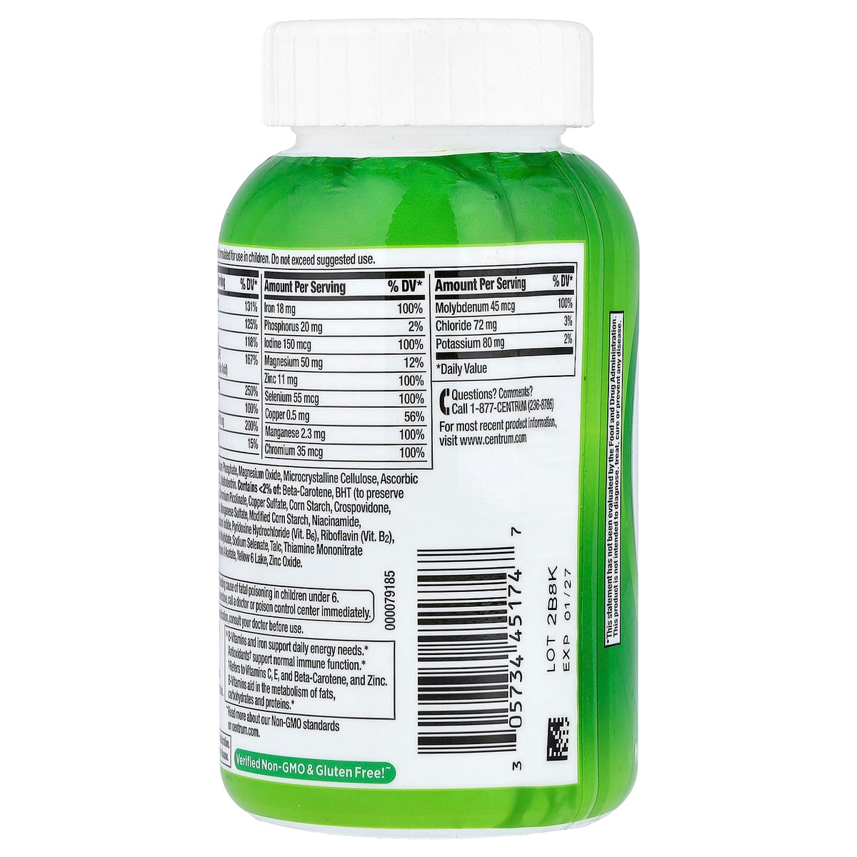 Centrum Adults Multivitamin, 200 Tablets - view 3
