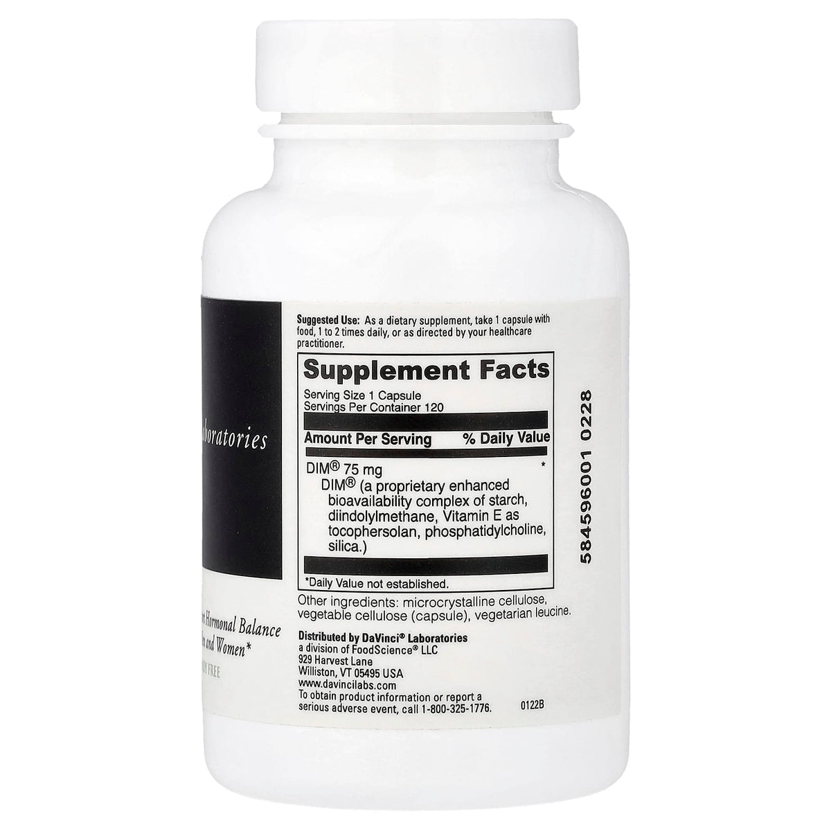 DaVinci Laboratories Dimpro 75 mg 120 Capsules - view 2
