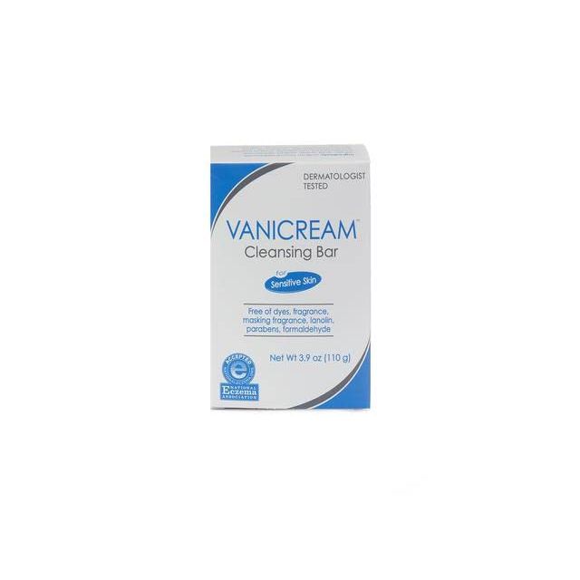 Vanicream Cleansing Bar For Sensitive Skin, Unscented 3.9 Ounce (Pack of 2)