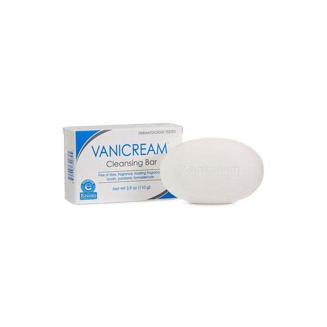 Vanicream Cleansing Bar For Sensitive Skin, Unscented 3.9 Ounce (Pack of 2)