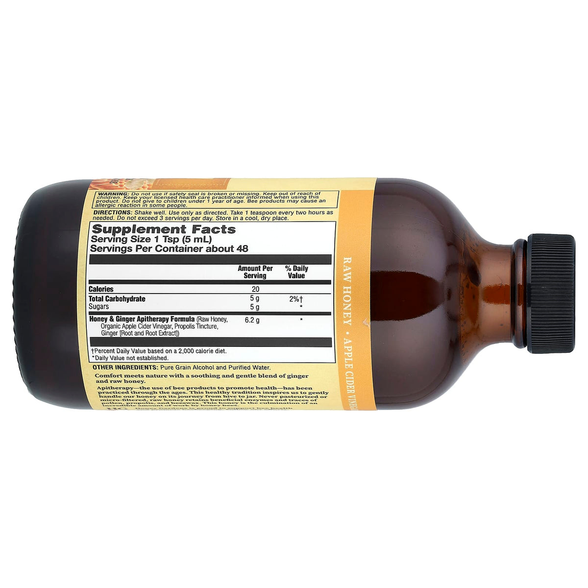 Honey Gardens Ginger & Honey Soothing Syrup 237 ml - view 2