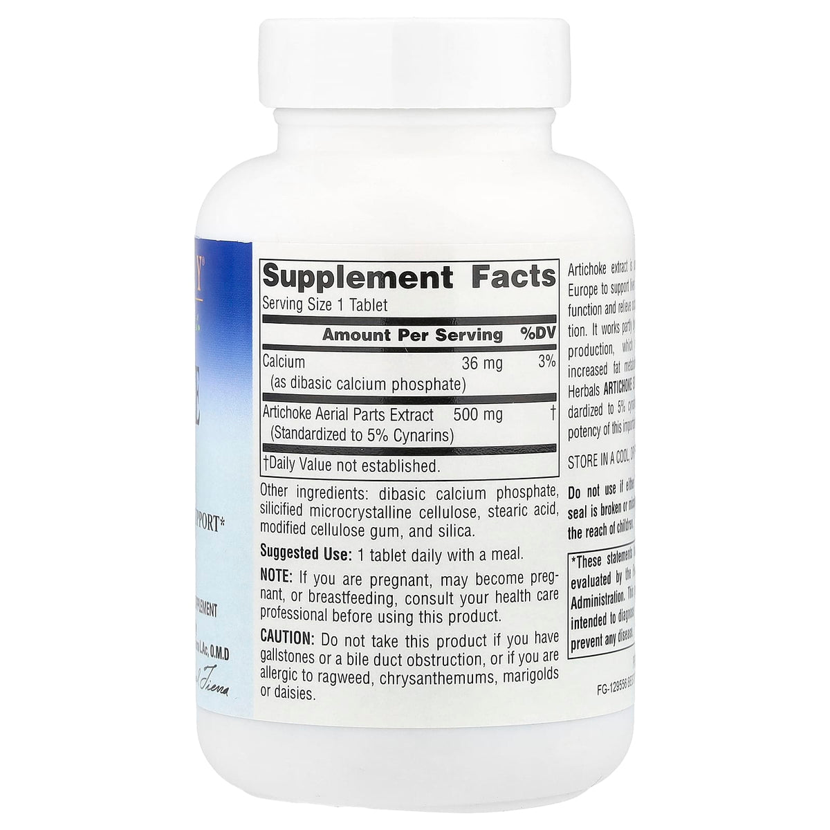 Planetary Herbals Artichoke Extract, 120 Tablets - view 2