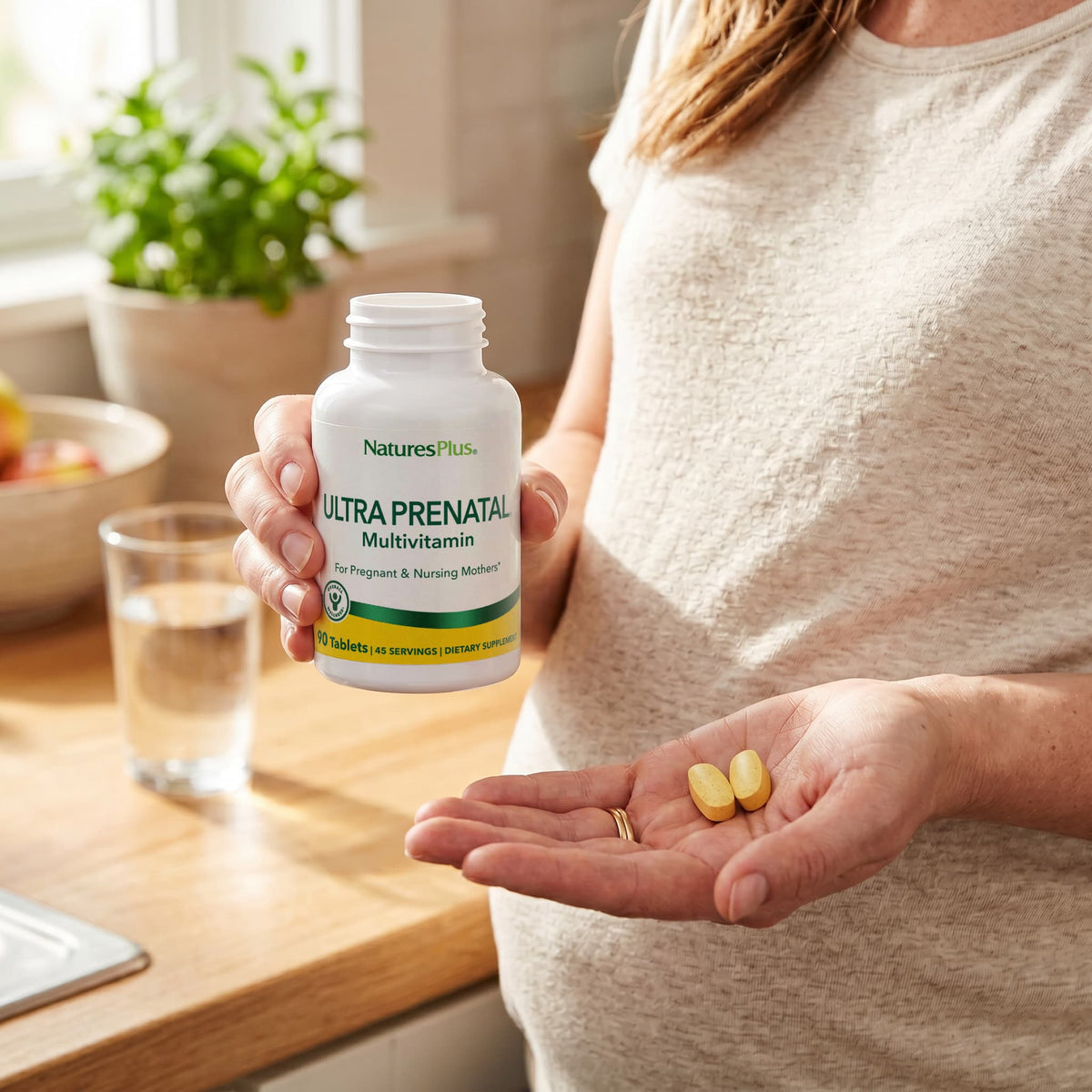 NaturesPlus Ultra Prenatal Multivitamin, 90 Tablets - view 6