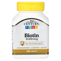 21st Century Biotin 10,000 mcg, 360 Tablets