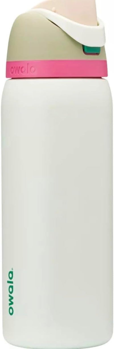 Owala FreeSip Stainless Steel Water Bottle, 32 oz, Mint Alpine Sport
