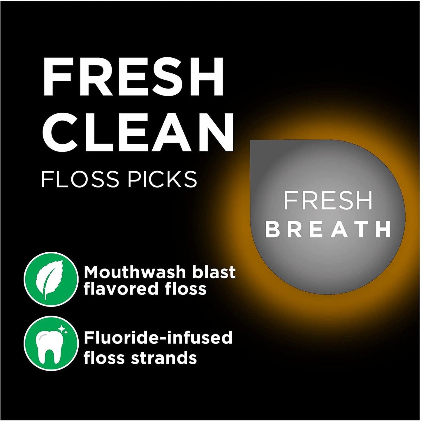 Dentek Fresh Clean Floss Picks, for Extra Tight Teeth, 75 Count