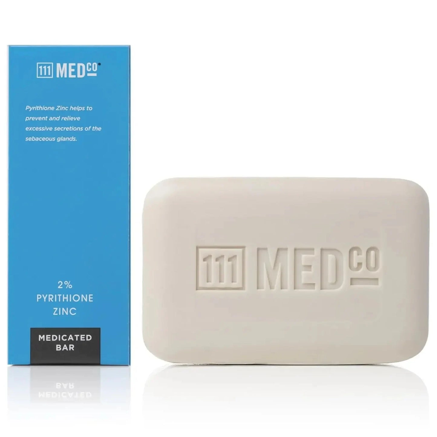 111MedCo 2% Pyrithione Zinc Medicated 4Oz. Skin Cleansing Soap Bar - USA in UK