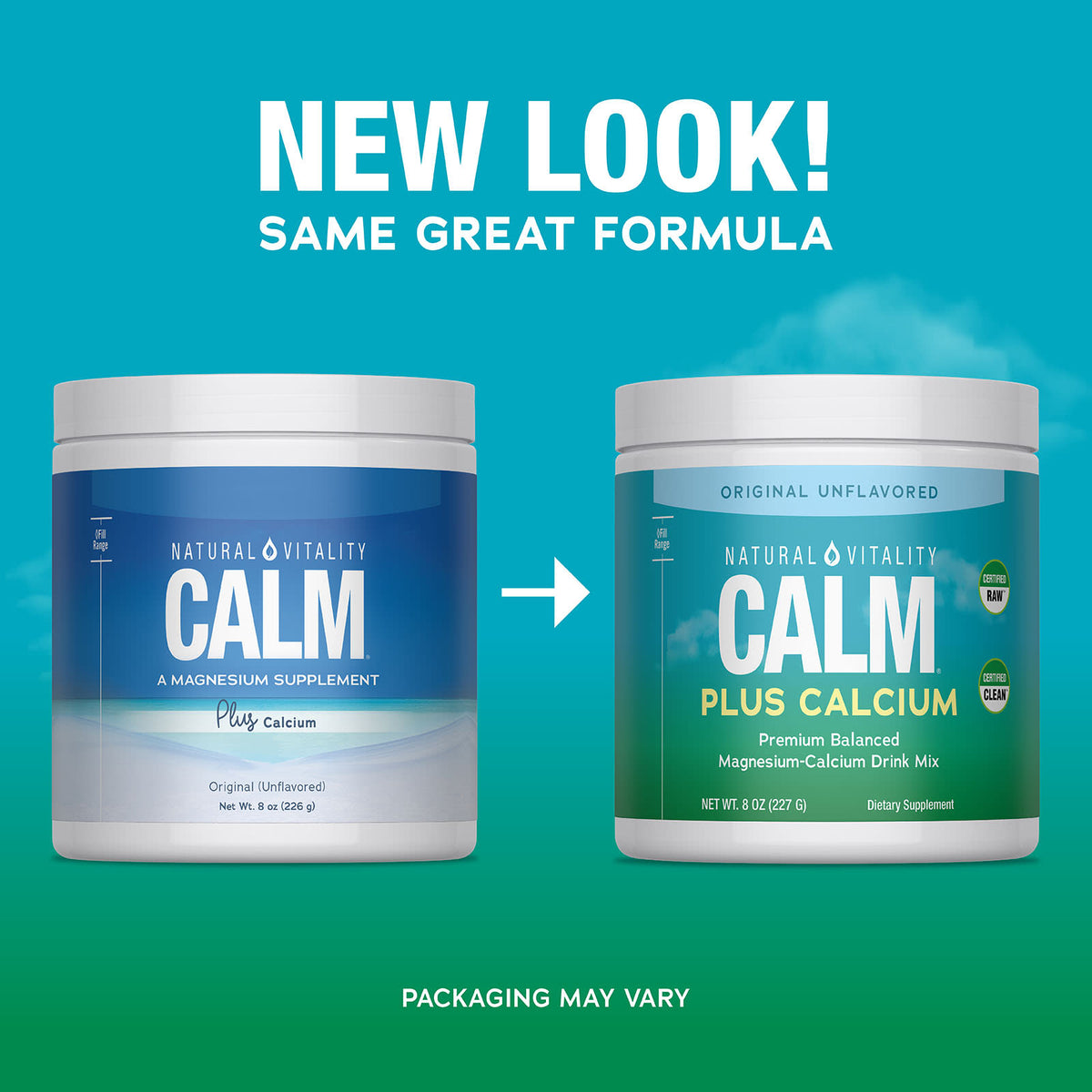 Natural Vitality CALM Plus Calcium Drink Mix, Unflavoured, 227 g - view 3