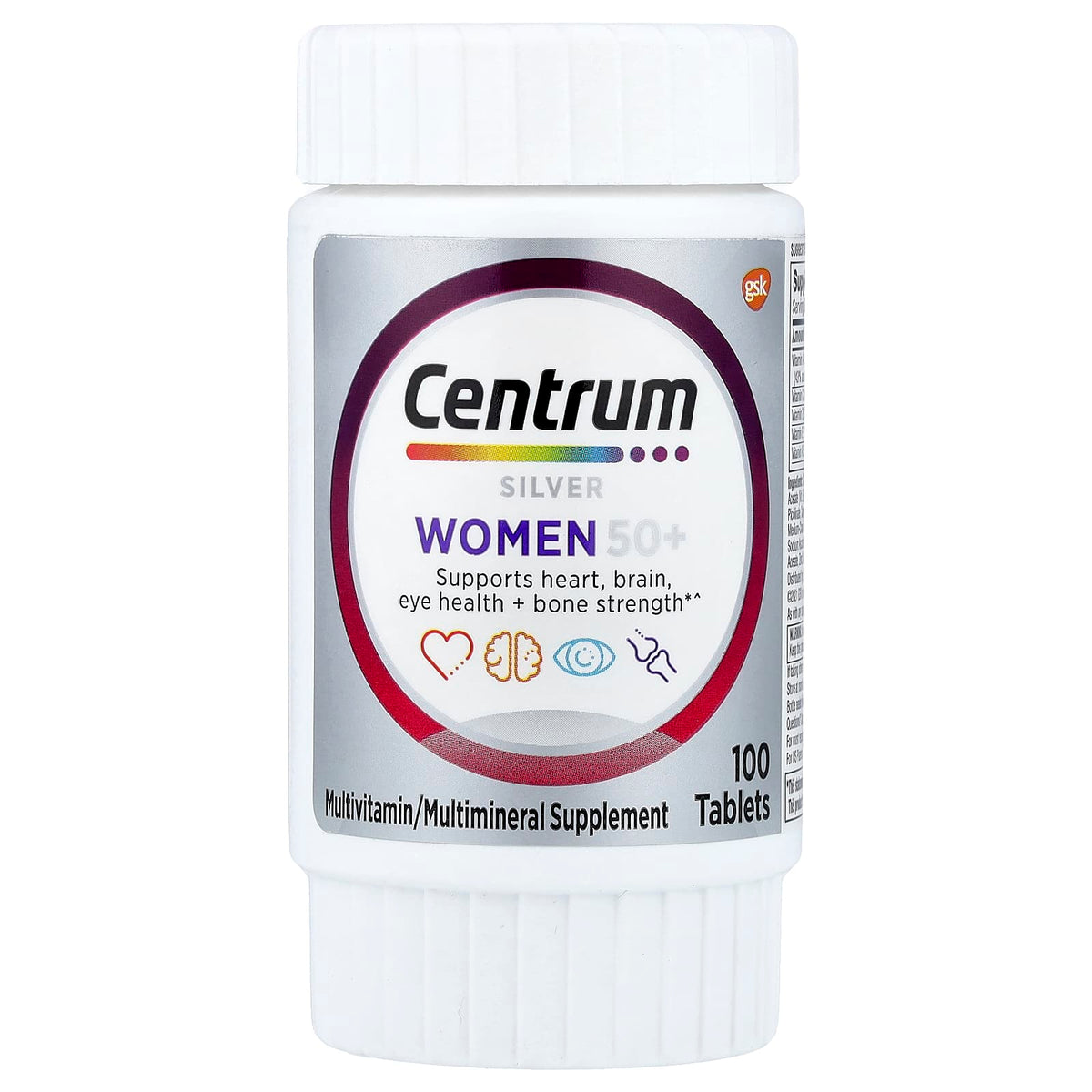 Centrum Silver Women 50+ Multivitamin 100 Tablets - view 3