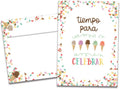 Tree-Free Greetings Spanish Birthday Card, Cumpleaños Ice Cream, 5, Pack of 7