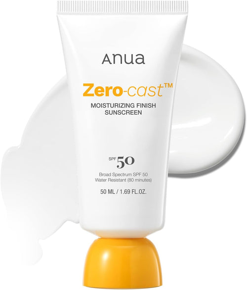 Anua Zero-Cast Moisturizing Sunscreen SPF 50 50ml