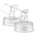 Maymom Wide-Mouth Breast Pump Connectors, 2 Pieces