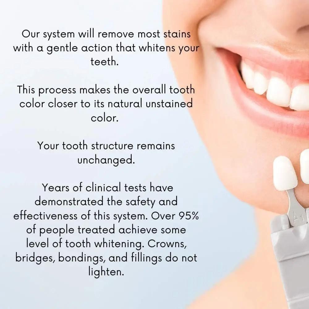 Teeth Whitening Gel 44% Carbamide Peroxide, 6 Tooth Bleaching Gel Syringes