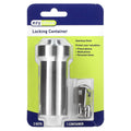 Ezy Dose Locking Container, Stainless Steel, 3 Pieces