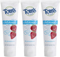 Tom's of Maine Fluoride-Free Kids Toothpaste Silly Strawberry 119 g (4.2 oz), Pack of 3