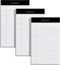 Oxford 12.7 x 20.3 cm (5 x 8 Inch) Legal Pads, 50 Sheets Each, Pack of 3