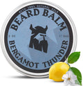 Striking Viking Beard Balm for Men, Bergamot Thunder Scent, 57 g (2 oz)