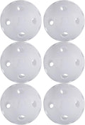 Franklin Sports Plastic Practice Baseballs, White, Pack of 6