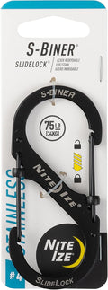 Nite Ize S-Biner Slide Lock Carabiner #4, Black