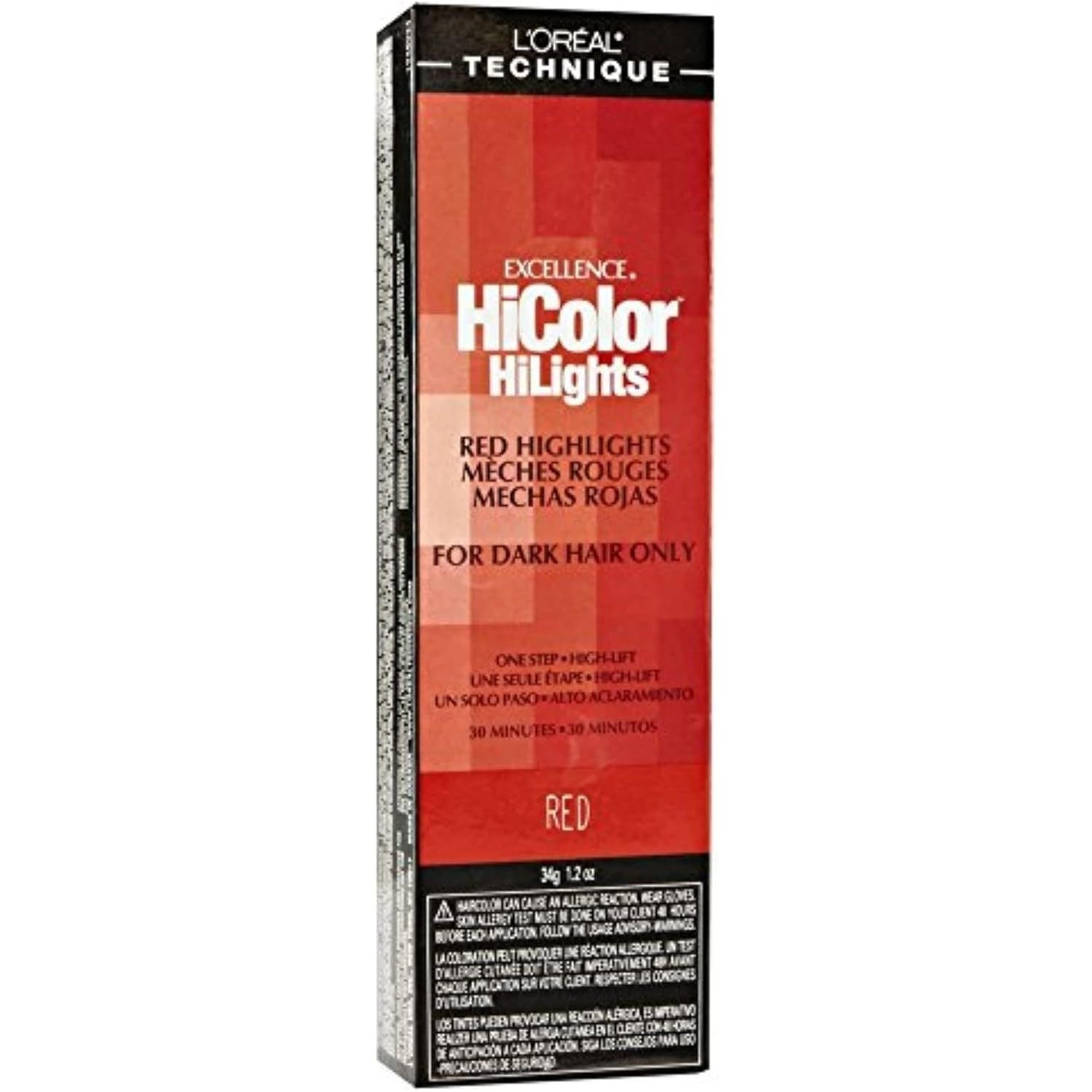 L'Oreal Excel Hicolor Highlights Red 34 G (3-Pack)