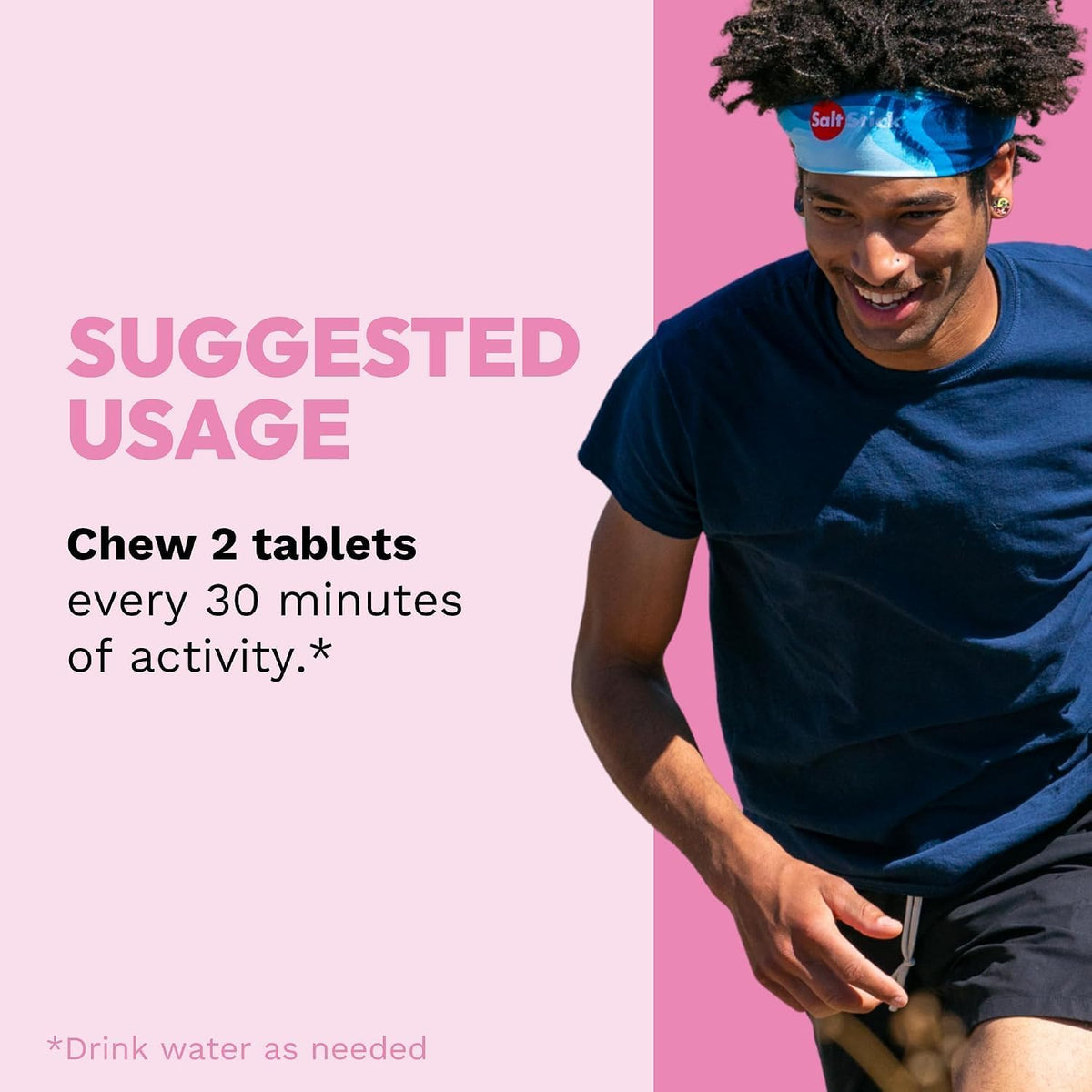 SaltStick Electrolyte FastChews, Pink Lemonade, 60 Chewable Tablets - view 6