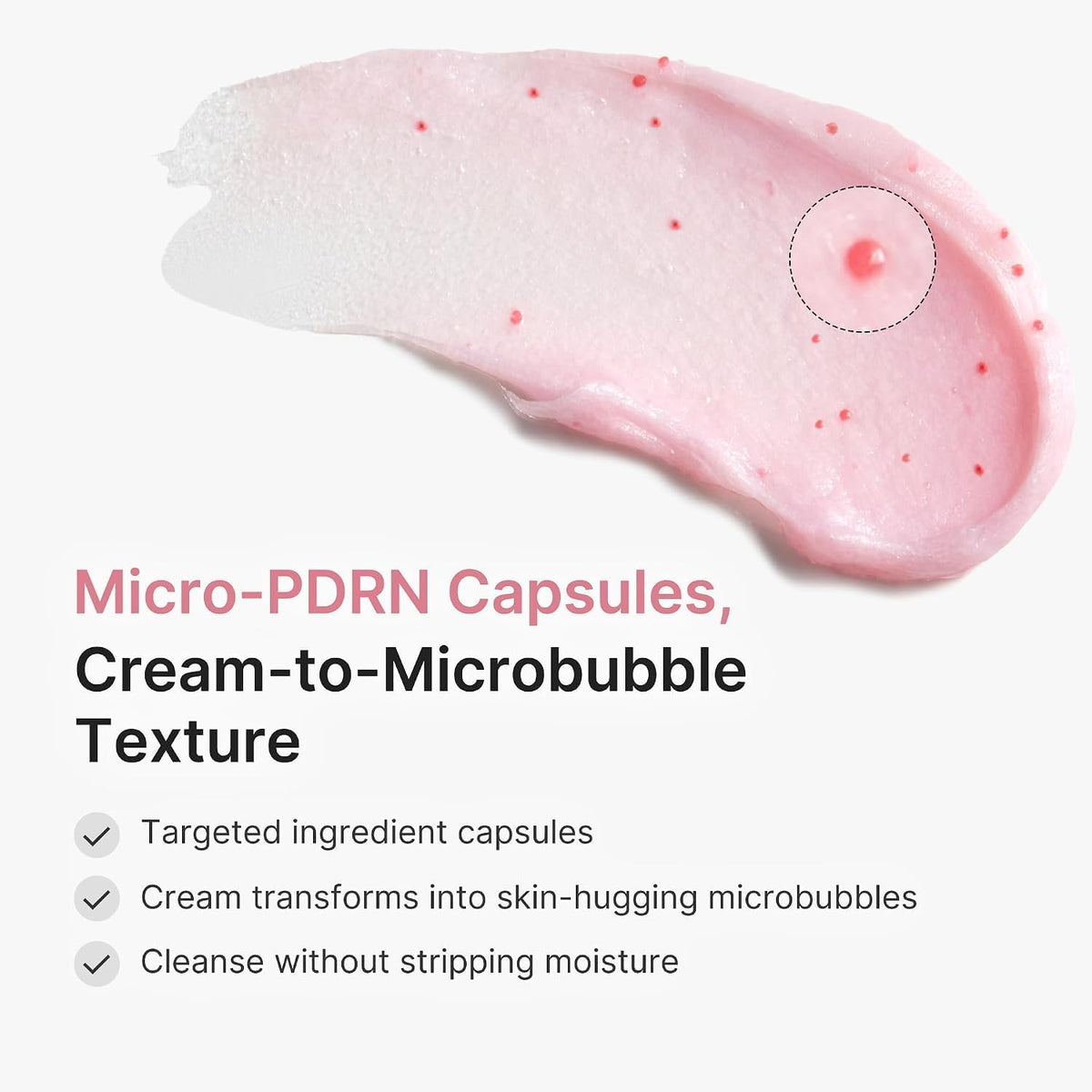 medicube PDRN Pink Glutathione Capsule Foam Cleanser 125 ml - view 6