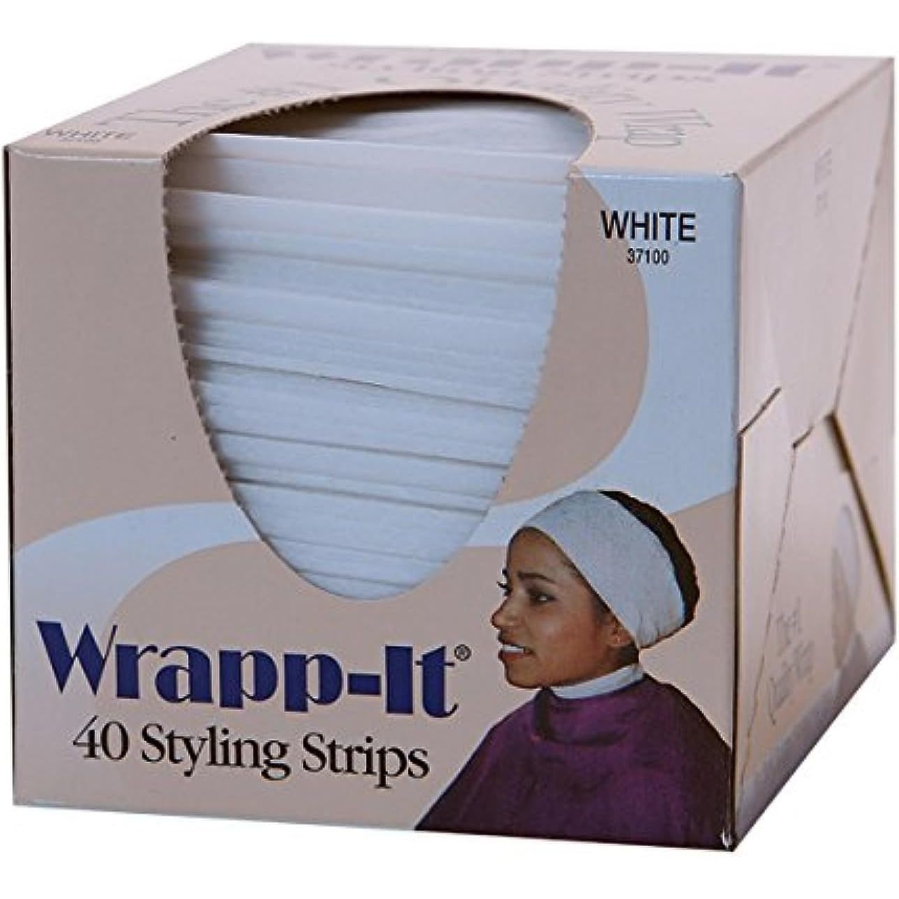 Graham Professional Beauty Wrapp-It White Styling Strips 40 Styling Strips