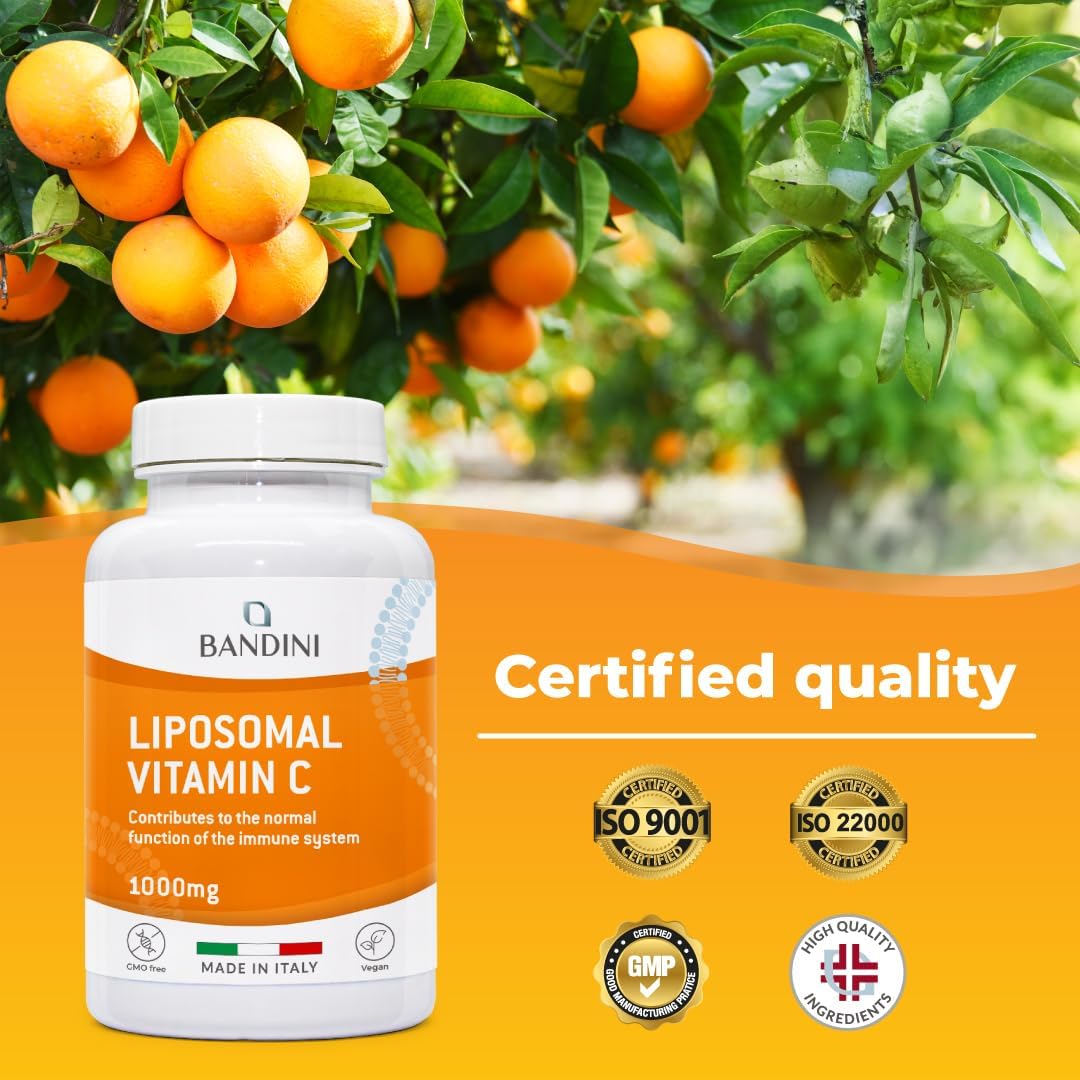 Bandini Liposomal Vitamin C High Strength Capsules, 180 Count - view 6