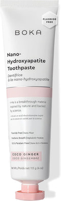 Boka Fluoride-Free Nano Hydroxyapatite Toothpaste, Ginger, 113 g (4 oz)