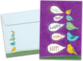 Tree-Free Greetings Birthday Card, Happy Birds, 1 Card