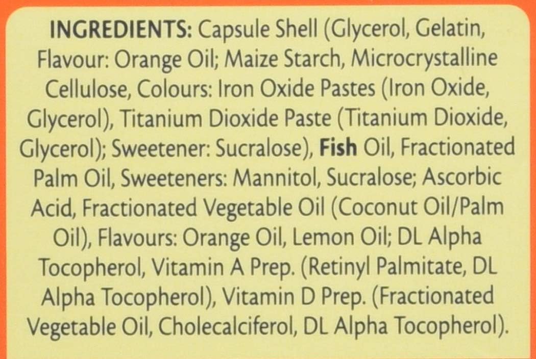 Haliborange Kids Omega-3 Chewy Orange 90 Count (100 g) - view 3